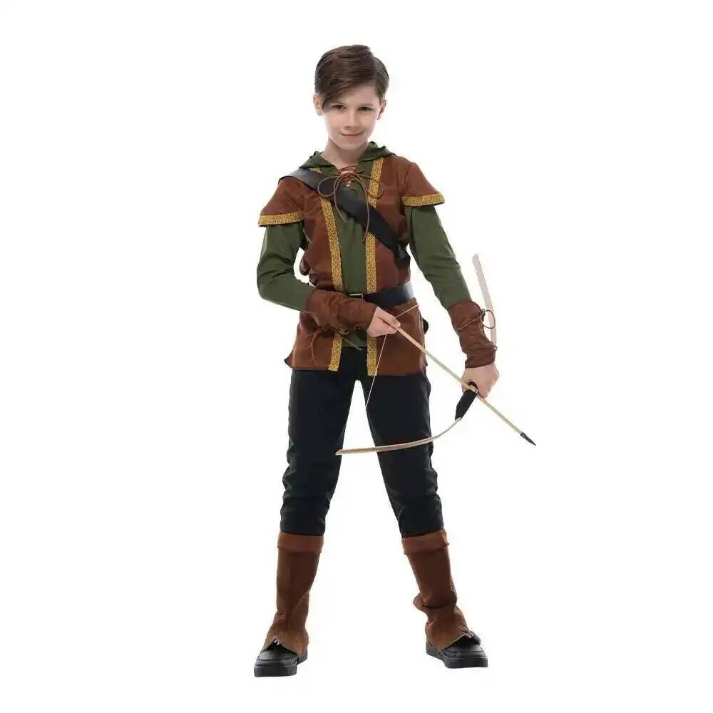 Halloween Costume Kids - Jungen Snailify Kinder-Bogenschützenkostüm, Jägerkostüm, Robin Hood