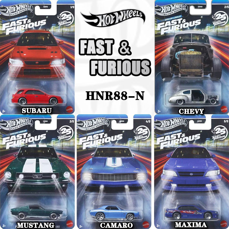 Halloween Costume Kids - Hot Wheels 1:64 Druckguss-Legierungsauto „Fast&Furious“, Sammler-Simulationsmodellspielzeug,