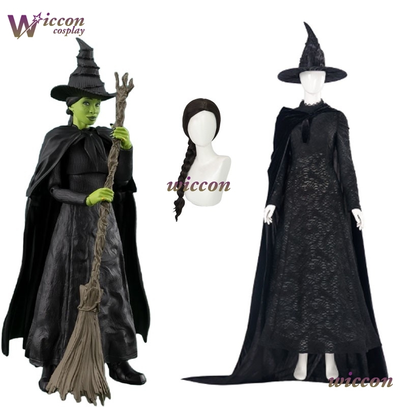 Halloween Costume Kids - YesoK Film Wicked Elphaba Cosplay Kostüm