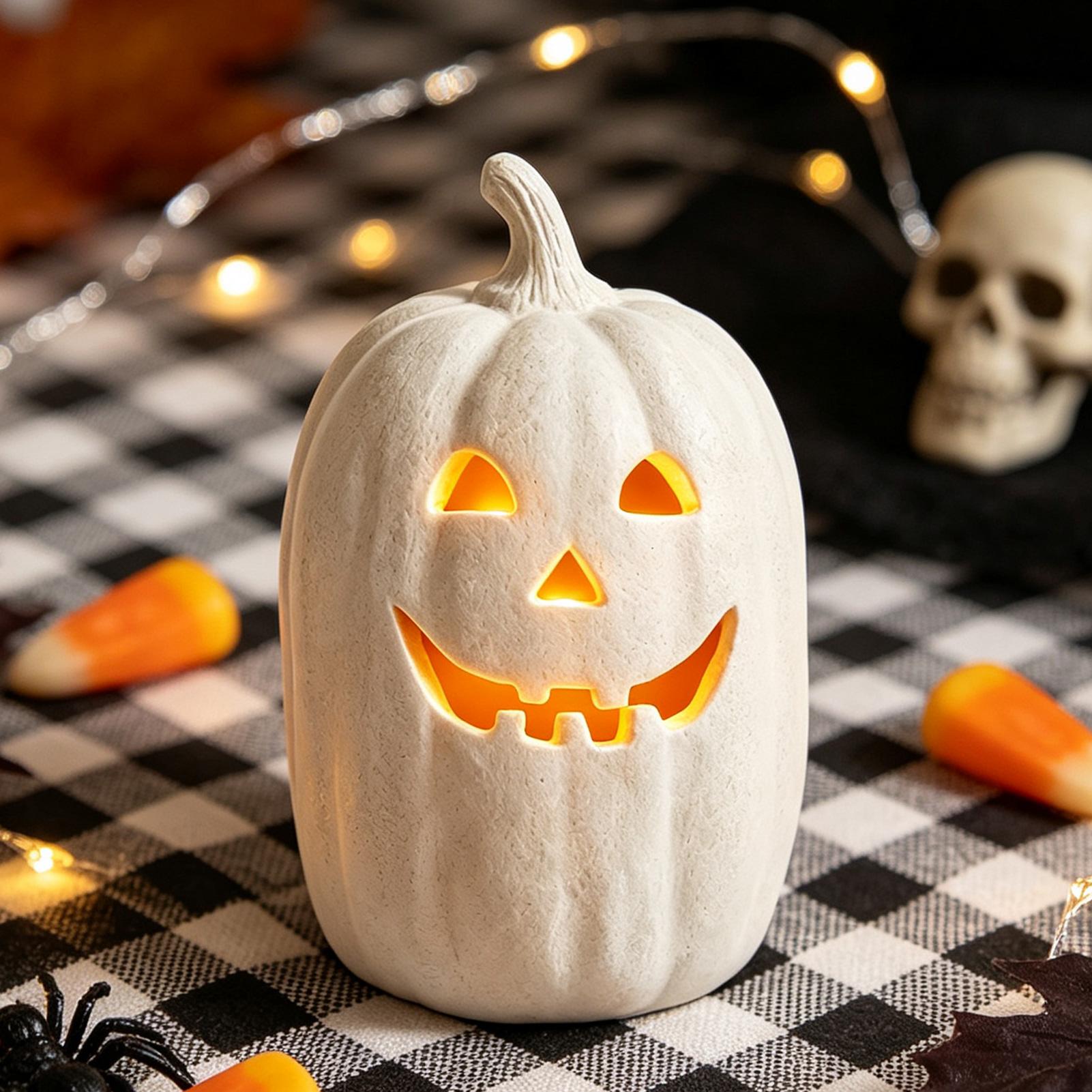 Halloween-Kürbisse aus Kunstha – Pumpkin Lantern Halloween Bewertung und Preis