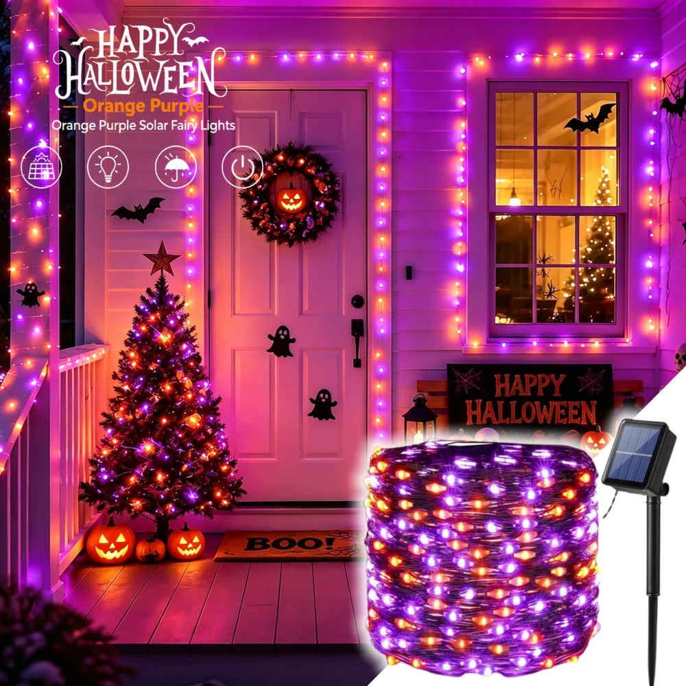 Halloween Solar Kupferdraht Li – Halloween Led String Lights Orange Bewertung und Preis