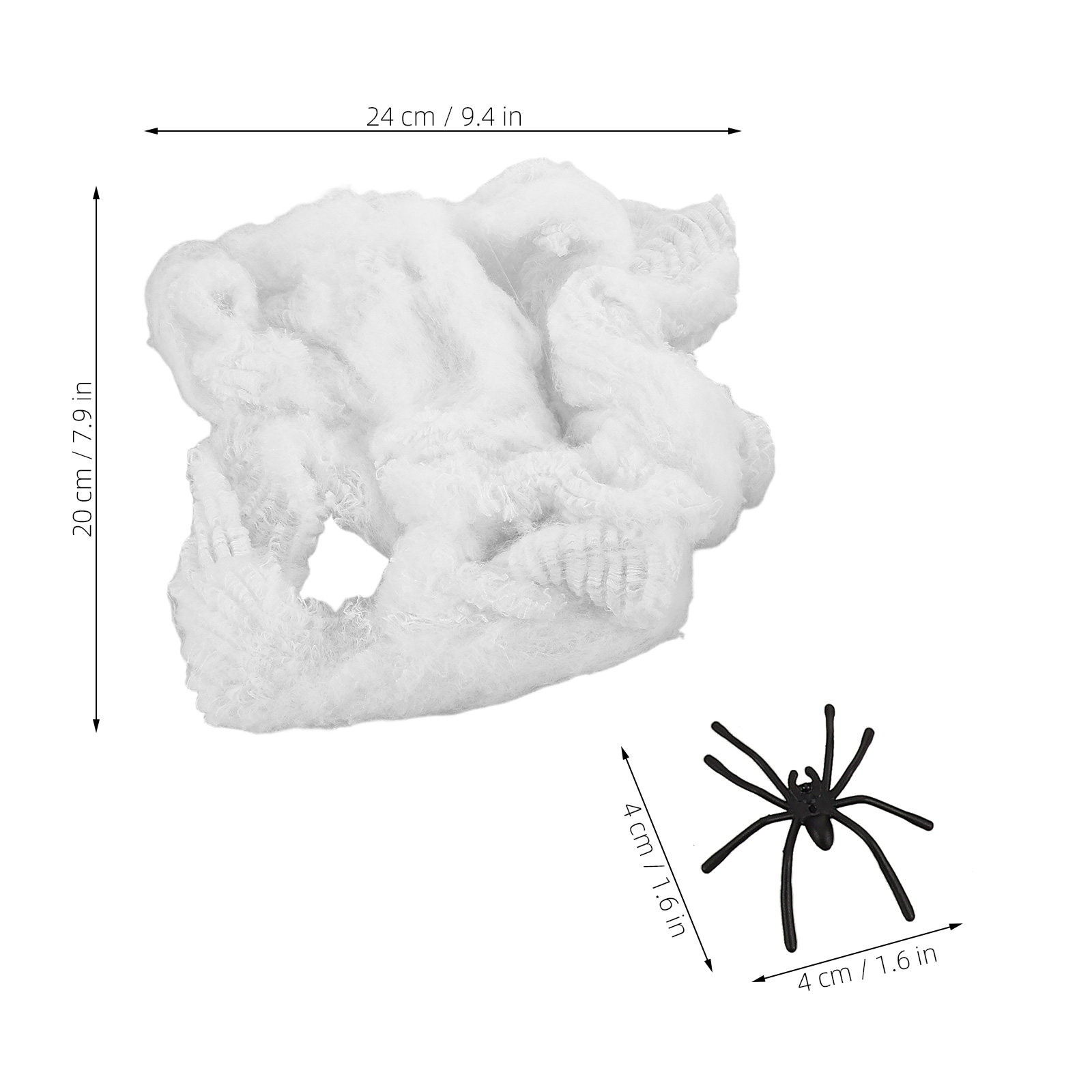 1 Set Halloween-Spinnennetz-De – Spider Web Halloween Decoration Bewertung und Preis