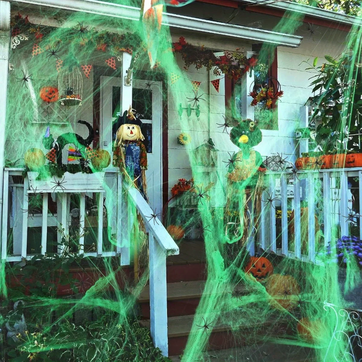 1-20 Stück Halloween-Dekoratio – Spider Web Halloween Decoration Bewertung und Preis