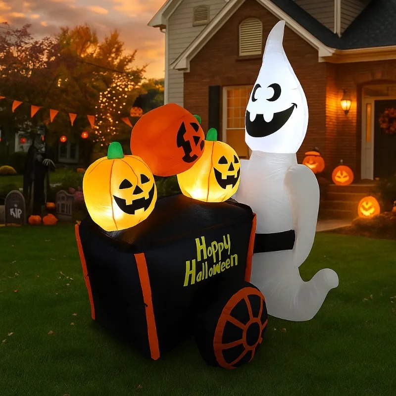 6FT Halloween Outdoor Urlaub D – Halloween Pumpkin Decor Led Bewertung und Preis