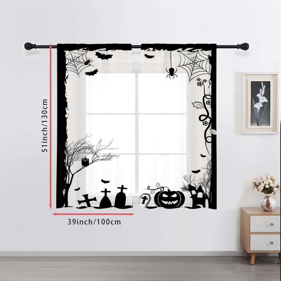 2 Stück Digital Bedruckte Tran – Spider Web Halloween Decoration Bewertung und Preis