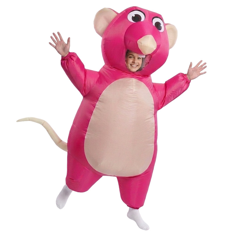 Aufblasbares Cartoon-Maus-Kost – Halloween Costume Adult Bewertung und Preis