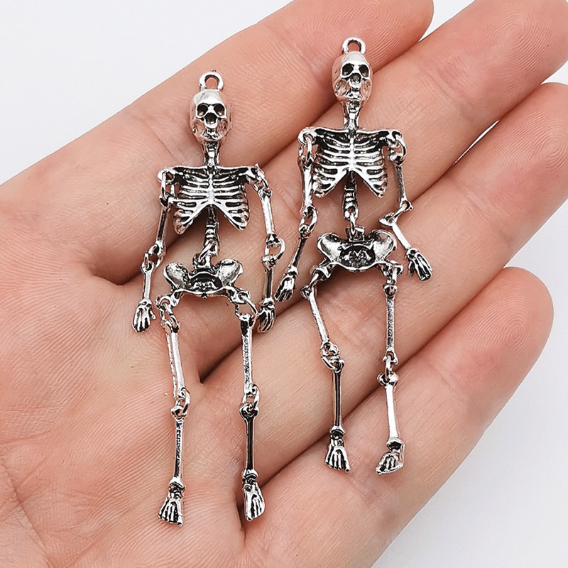 2/5/10PCS Retro Schädel Skelet – Halloween Skeleton Decoration Bewertung und Preis