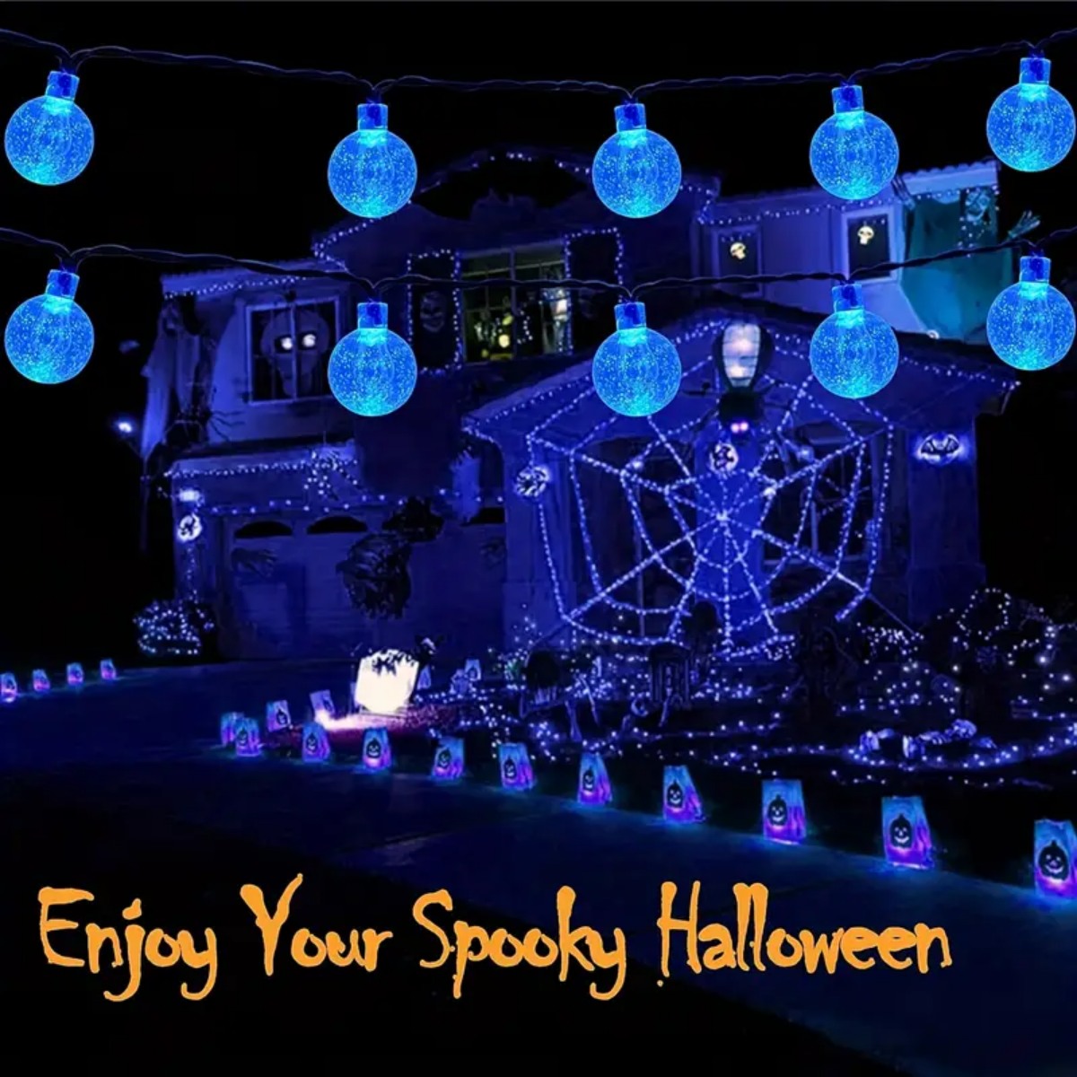 1 Stück 12 m 100 LED Halloween – Halloween Led String Lights Orange Bewertung und Preis