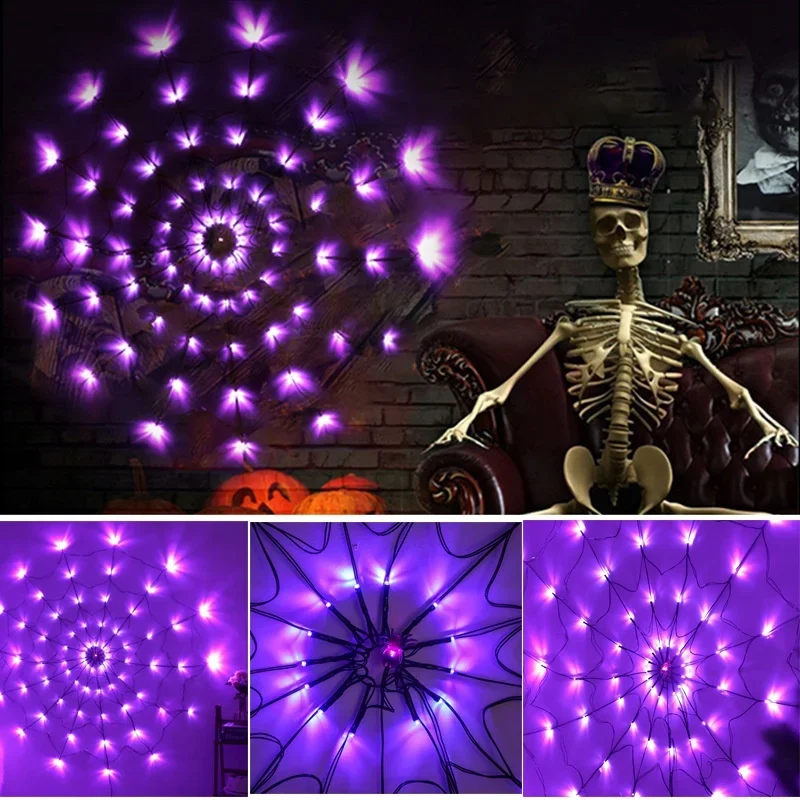 Halloween LED Lichterkette Gei – Spider Web Halloween Decoration Bewertung und Preis