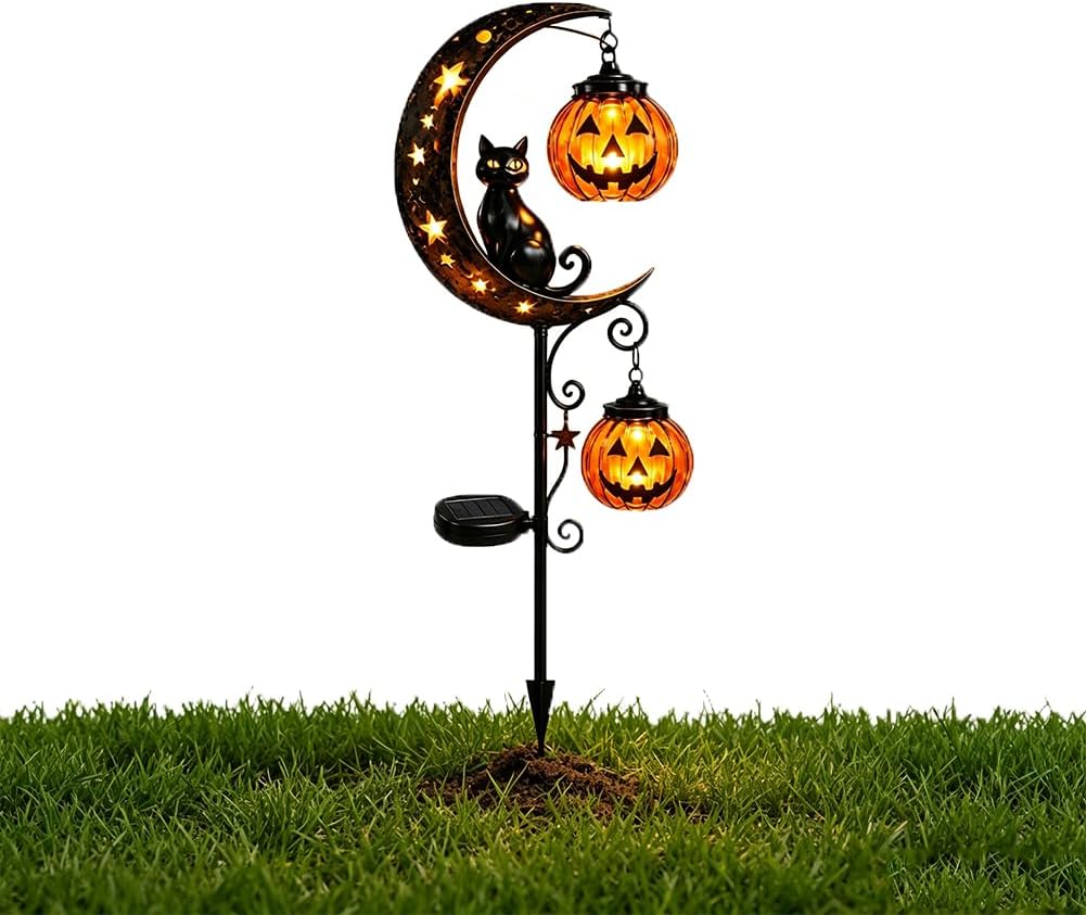 Solar-Halloween-Gartenleuchte  – Halloween Pumpkin Decor Led Bewertung und Preis