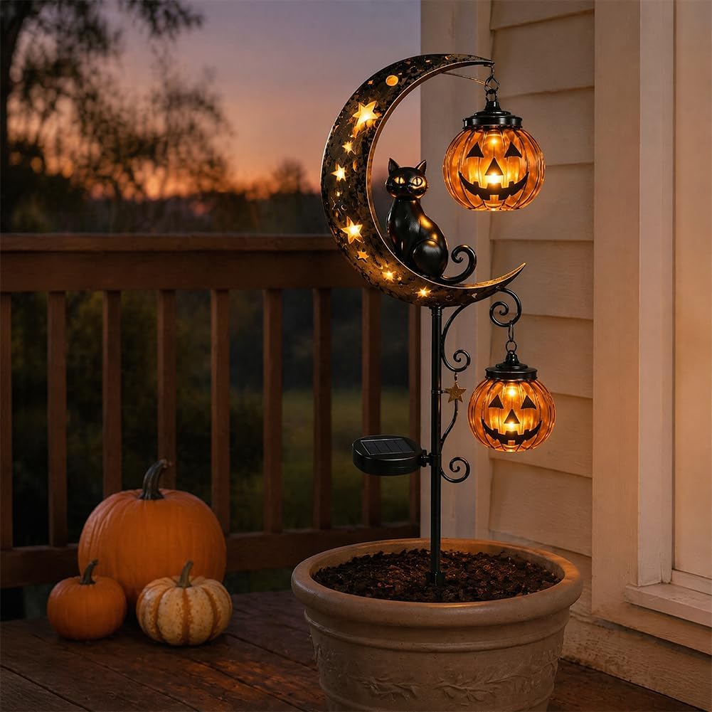 Solar-Halloween-Gartenleuchte  – Halloween Pumpkin Decor Led Bewertung und Preis