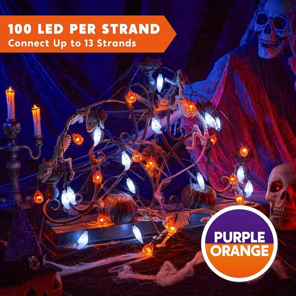 19,7 Fuß 30-teilige LED-Batter – Halloween Led String Lights Orange Bewertung und Preis