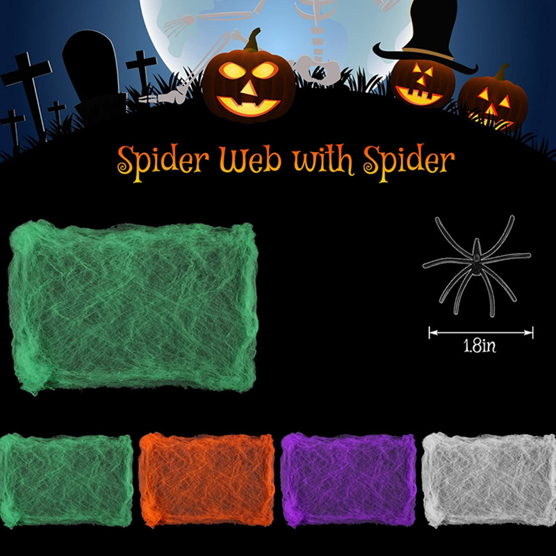 Halloween-Dekoration Weißes Sp – Spider Web Halloween Decoration Bewertung und Preis