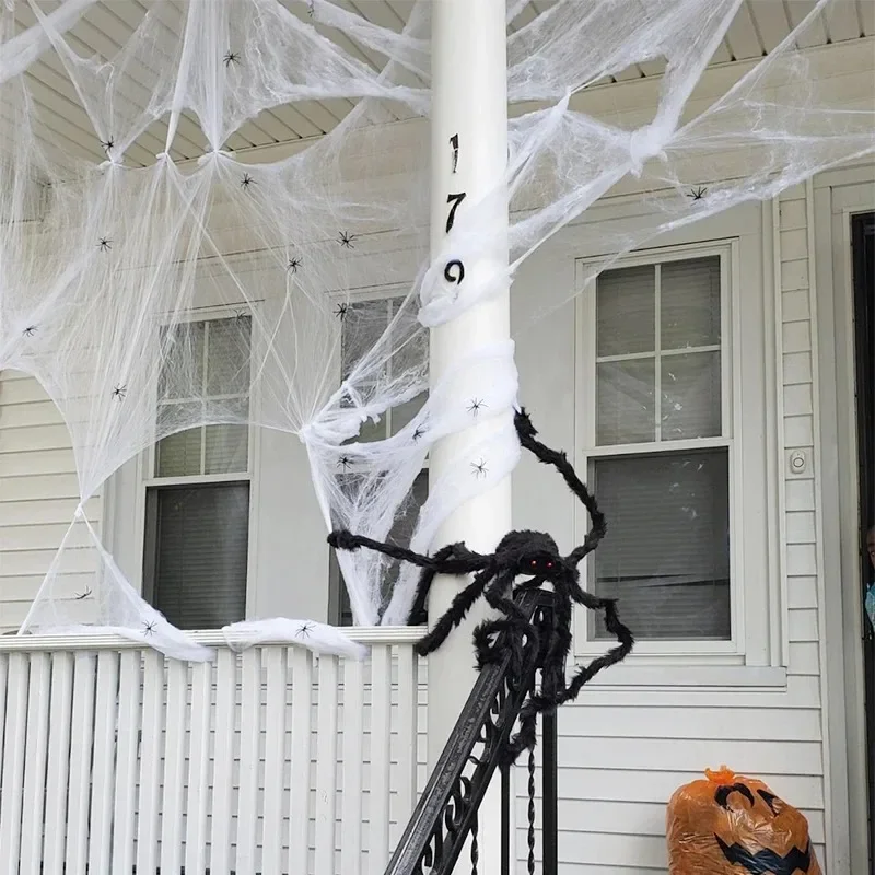 1-2 Stück Halloween-Spinnen-Pl – Spider Web Halloween Decoration Bewertung und Preis