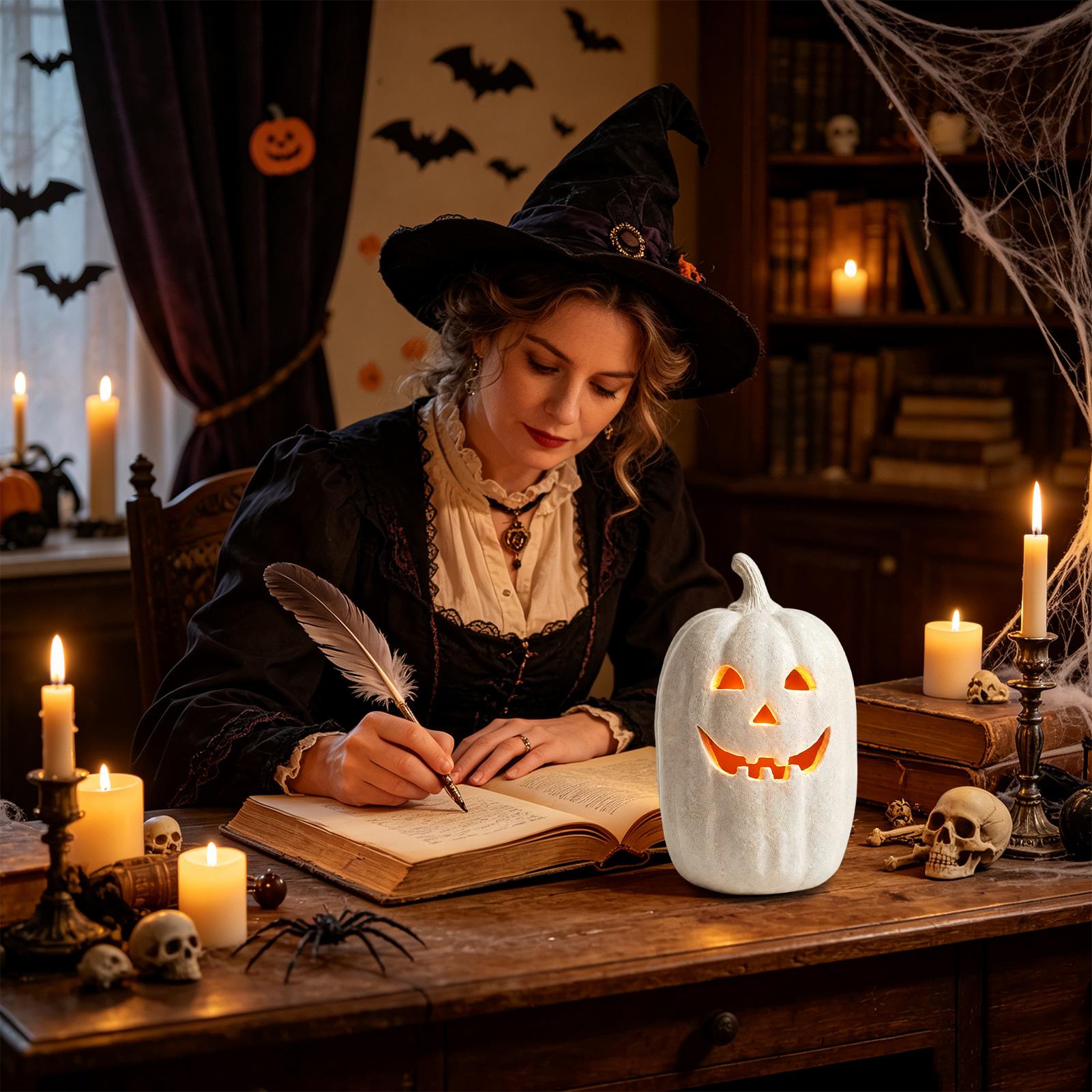 Halloween-Kürbis-Deko aus Kuns – Pumpkin Lantern Halloween Bewertung und Preis